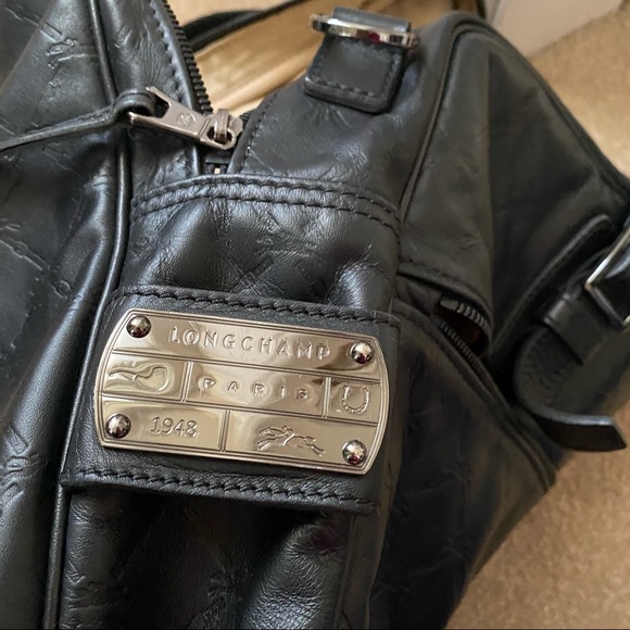 Longchamp briefcase black leather bag - Picture 10 of 14